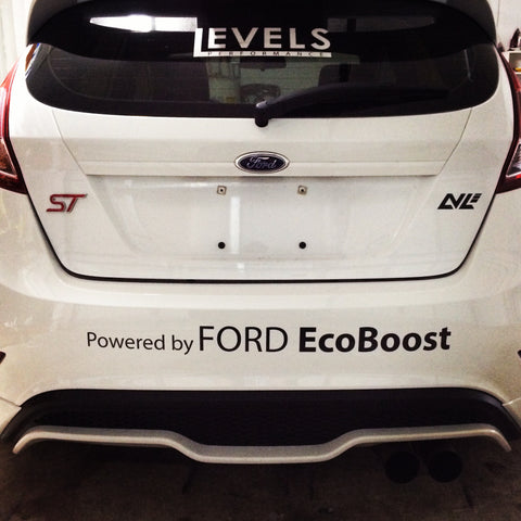 Powered By Ford Ecoboost Vinyl Sticker